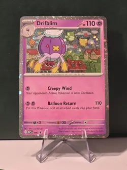 Drifblim 006 Promo Cosmos Holo Mega Evolution Promo Pokemon TCG Card NM - Image 1