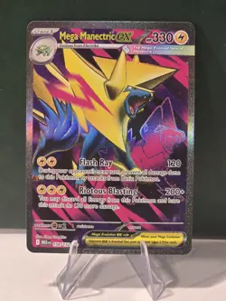 Mega Manectric ex 158/132 Ultra Rare ME01 Mega Evolution Pokemon TCG Card NM - Image 1
