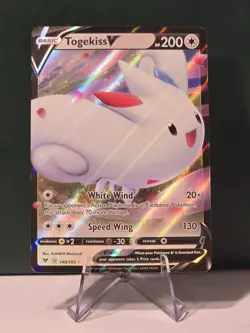 Togekiss V 140/185 Ultra Rare Holo Sword Shield Vivid Voltage Pokemon TCG LP - Image 1