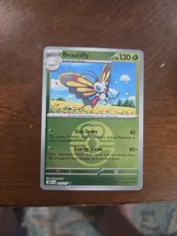 Pokemon TCG: Beautifly 013/217 Ascended Heroes Love Ball Reverse Holo - Image 1