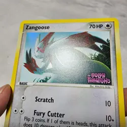 Pokemon Zangoose EX Holon Phantoms Rare Reverse Holo 34/110 70 HP Basic NM - Image 3