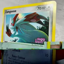 Pokemon Zangoose EX Holon Phantoms Rare Reverse Holo 34/110 70 HP Basic NM - Image 4