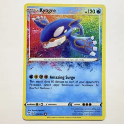 Pokemon TCG Shining Fates Kyogre 021/072 Amazing Rare NM - Image 1