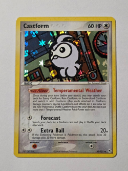 Castform 30/101 EX Hidden Legends Reverse Holo Pokemon Card - EX/Near Mint - Image 1