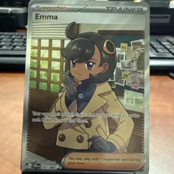 Emma 107/086 XY Holo Ultra Rare English Pokemon TCG Trainer Supporter - Image 1