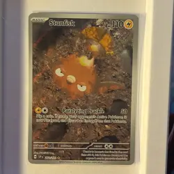 The Pokemon Company Stunfisk 202/191 SV08 Illustration Rare Holo 110 HP - Image 1