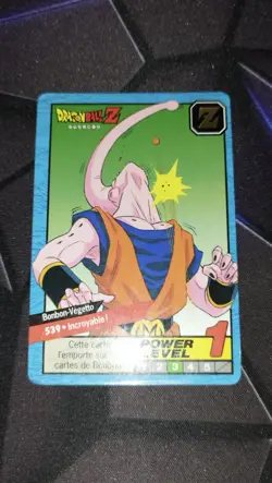 Carte Dragon Ball Carddass Part 3 Grand Combat 539 Power Level Super Battle card - Image 1