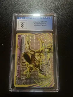 Nidoking Break Pokemon XY Evolutions 46/108 2016 Graded CGC 8 - Image 1