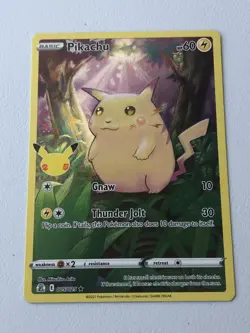 The Pokemon Company Pikachu 005/025 Celebrations Holo Rare Basic HP60 English - Image 1