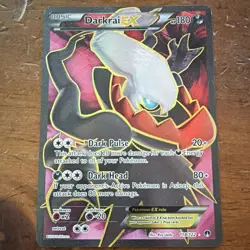 Pokemon TCG Darkrai EX 118/122 Breakpoint Ultra Rare Full Art Holo HP 180 - Image 1