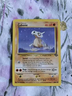 Cubone Jungle 50/64 Unlimited Edition Regular Card NM/LP - Image 1
