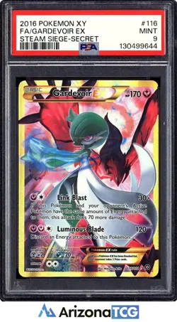 Pokemon 2016 Gardevoir EX 116/114 Full Art Secret Rare Steam Siege PSA 9 - Image 1