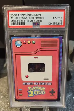 Cadre film authentique Pokemon 2000 Topps film Low Pop PSA 6 - Destiny Stone - Image 1