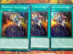 Yugioh Magician's Salvation X3 Super Rare RA01-EN068 1st NM Playset - Image 1