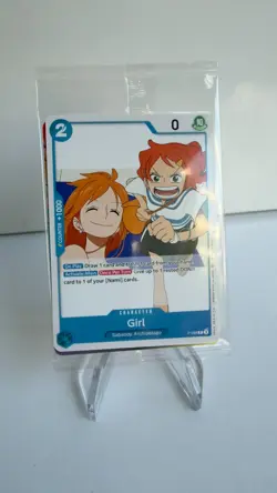 One Piece TCG Girl P-096 Pre-Release Promo – English – SEALED - Image 1