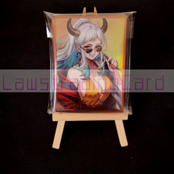 One Piece - Yamato Foil Card Sleeves 67mmX92mm 60ct Standard Size - Image 1