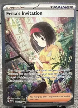 Pokemon TCG SV Scarlet & Violet 151 Erika's Invitation Card #203/165 - Image 1