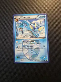 Pokemon TCG Vaporeon Plasma Freeze 20/116 Regular Uncommon Card - Image 1