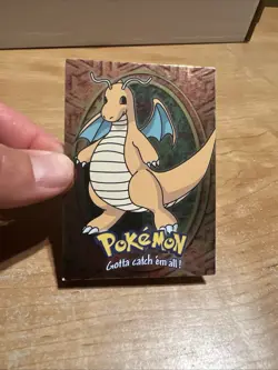 Topps Pokemon Dragonite Holo Rare Card Blue Logo - Image 1