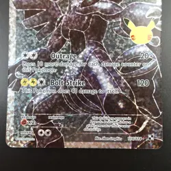 Zekrom 114/114 Pokemon Celebrations Black & White Holo Full Art Card - Image 3