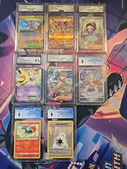 Pokemon TCG 24 Graded Card Lot PSA CGC & AGS Slabs Lot - Image 2