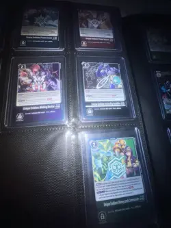 Digimon Card Game Unique Emblem Variety 5 Card Lot - Image 1