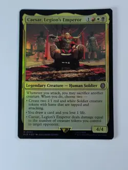 MTG Card Caesar, Legion's Emperor Universes Beyond: Fallout Foil US - Image 1