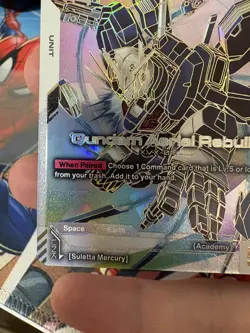 Gundam Aerial Rebuild GD01-067 LR++ Newtype Rising Gundam Card English - Image 3
