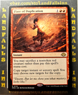 MTG Flare of Duplication [MH3] Normal NM - Image 1