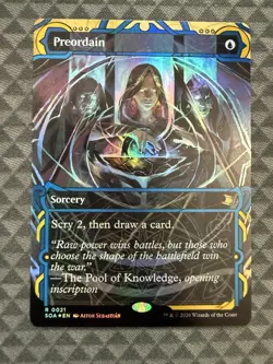 MTG Preordain #0021 Foil Rare Secrets of Strixhaven: Mystical Archive (SOA) - Image 2