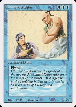 Mahamoti Djinn 1x MtG Revised SP/NM - Image 1