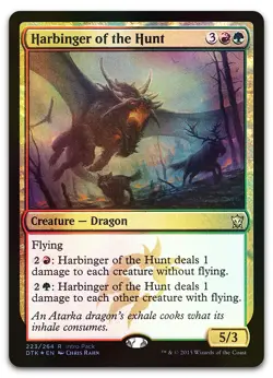 Harbinger of the Hunt #223 (Foil) NM Unique and Miscellaneous Promos Magic MTG - Image 1
