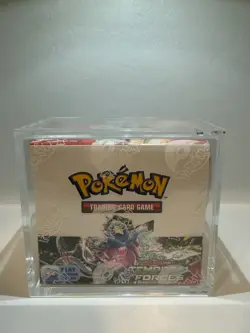🔥Pokemon Scarlet & Violet🔥Temporal Forces Booster Box + Acrylic Case - Image 1