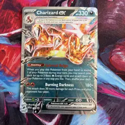 Charizard ex -196 196 Holo Promo Scarlet & Violet Promo Pokemon LP - Image 1