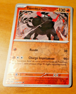 POKEMON ETINCELLES DEFERLANTES CARD REVERSE HOLO CARTE TAURO 018/191 SSP FR MINT - Image 1