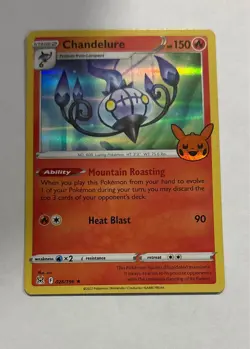 Chandelure 026/196 Lost Origin Rare Holo NM Pokemon TCG - Image 1