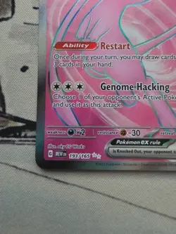 Mew ex 193/165 Near Mint SV 151 Ultra Rare Full Art Holo English - Image 5