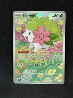 Pokemon TCG Shaymin 185/182 Sv10: Destined Rivals NM Condition - Image 1