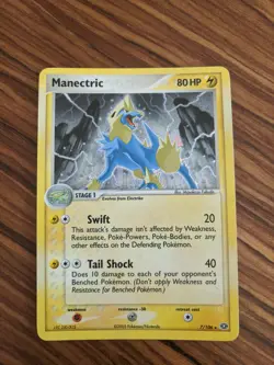 Pokemon TCG EX Emerald MANECTRIC Holo (7/106) - Image 1