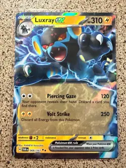 LUXRAY EX 068/167 DOUBLE RARE TWILIGHT MASQUERADE POKEMON NM/M - Image 1