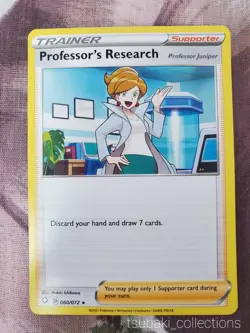 [x1] Pokemon TCG Shining Fates: Professor's Research 060/072 Rare NM/M [New] - Image 1