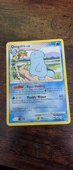 Quagsire 60/132 Uncommon Secret Wonders Pokemon Moderately Played - Image 1