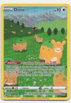 Ditto GG22/GG70 Holo Crown Zenith Galarian Gallery Pokemon NM - Image 1
