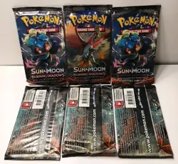 (6) Pokemon TCG: Sun & Moon Burning Shadows Booster Packs - New Sealed - Image 2