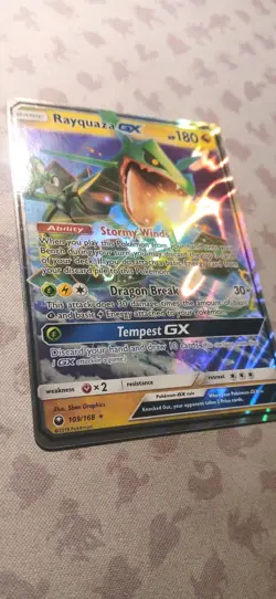 Pokemon Tcg Rayquaza GX 109/168 Sm-Celestial Storm Holo 🔥🔥🔥 - Image 3