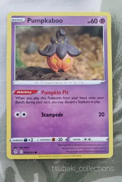 [x4] Pokemon TCG: Pumpkaboo 076/203 Common NM/M [New] - Image 1
