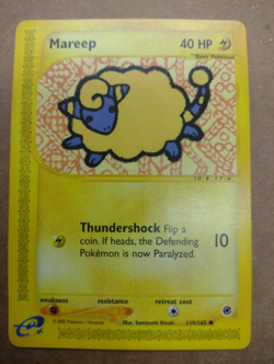 Pokemon 119/165 Mareep Expedition Common Near Mint Condition - Image 1