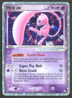 Pokemon TCG: Mew EX 100/110 Ex Holon Phantoms 2006 Holo - Image 1