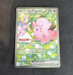 Pokemon TCG Lillie's Clefairy ex Sv09 184/159 SIR Holo Eng - Image 1