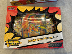 Pokemon TCG: Ascended Heroes Mega Emboar ex Box - Brand New Factory Sealed - Image 1